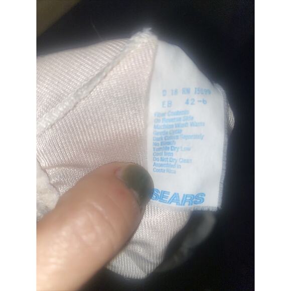 Sears Vintage Half Slip 31” Long Egg Shell White Nylon With Lace Hem Sz Small - Picture 5 of 5